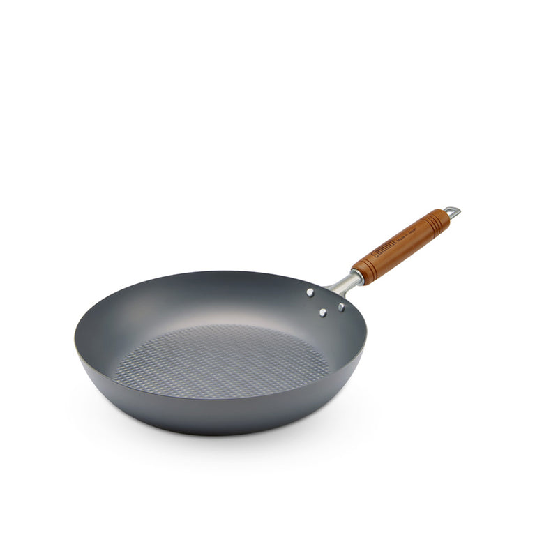 Summit Nitriding Mallet TSUBAME embossed frying pan 26cm