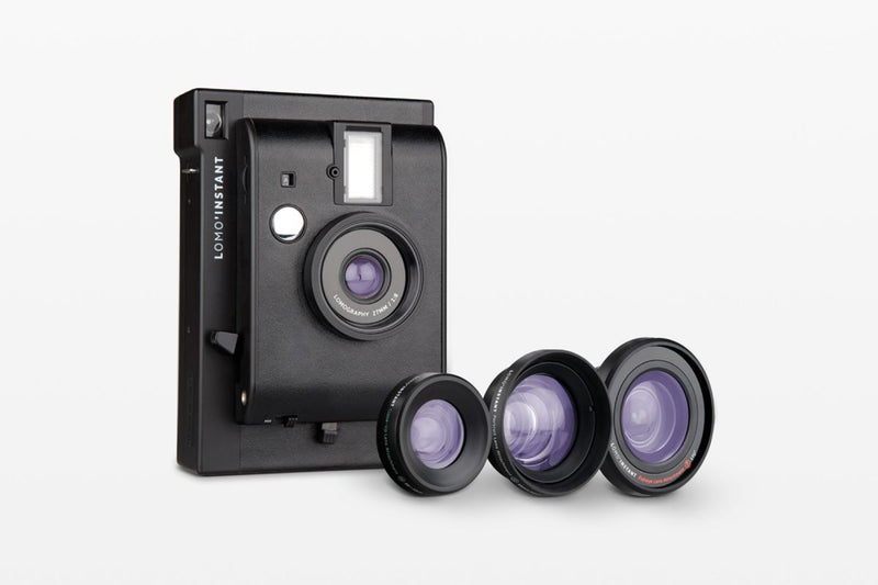 Lomography Lomo'Instant 即影即有相機連 3 款鏡頭套裝－黑色版本