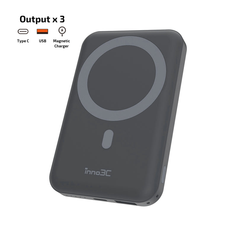 inno3C 創品 i-MW10 磁吸無線移動電源帶折疊支架