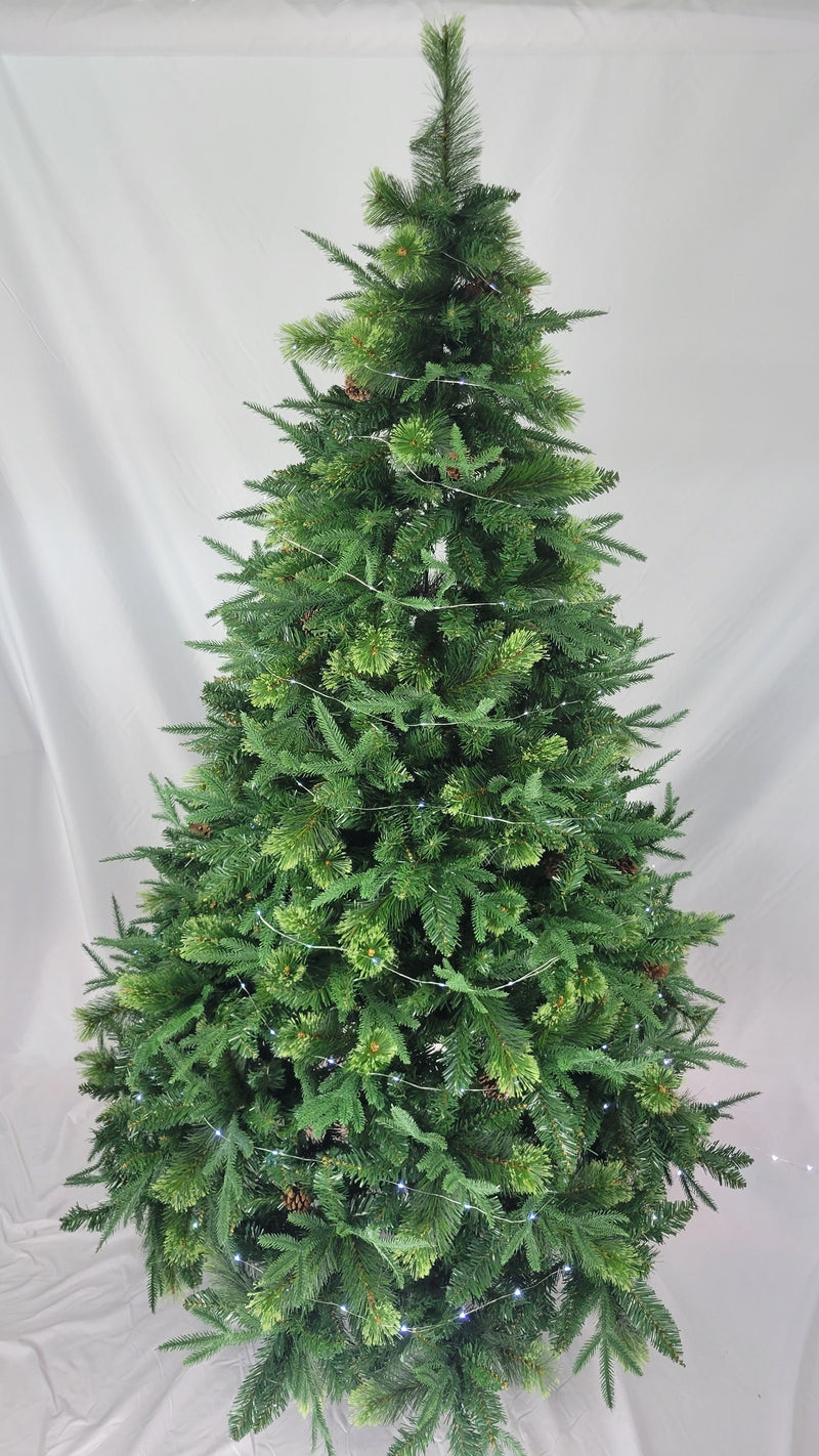 TRIPLET 240CM 混合松針+松果優質聖誕樹