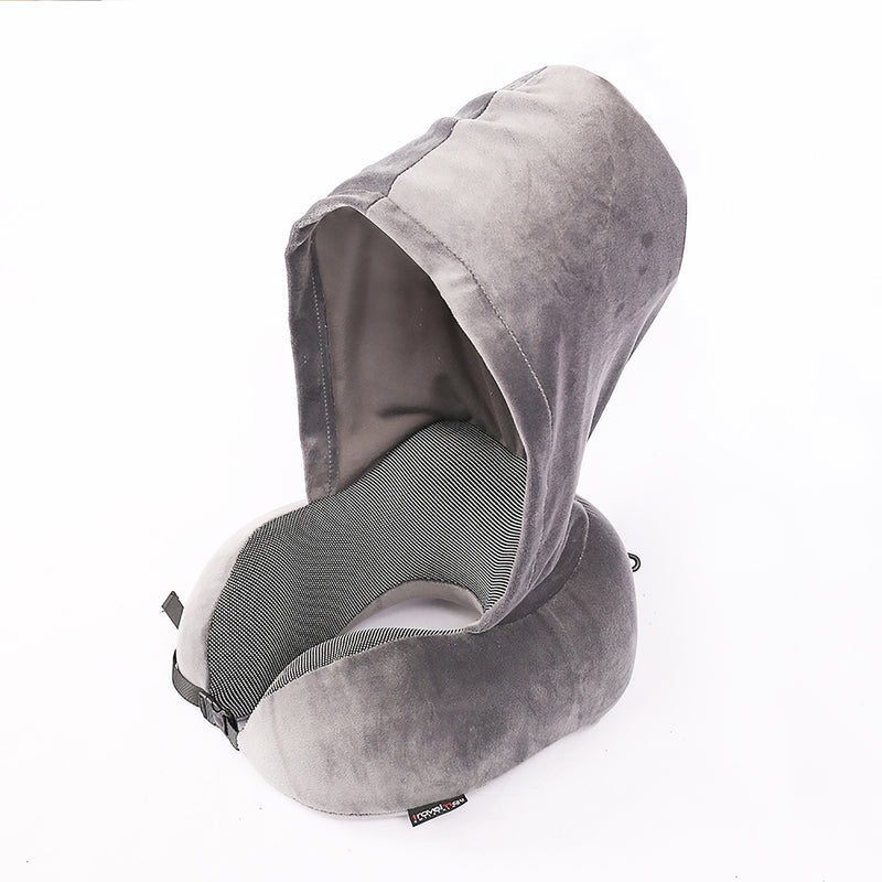 Travelmall 3D可折疊式連帽記憶海棉枕
