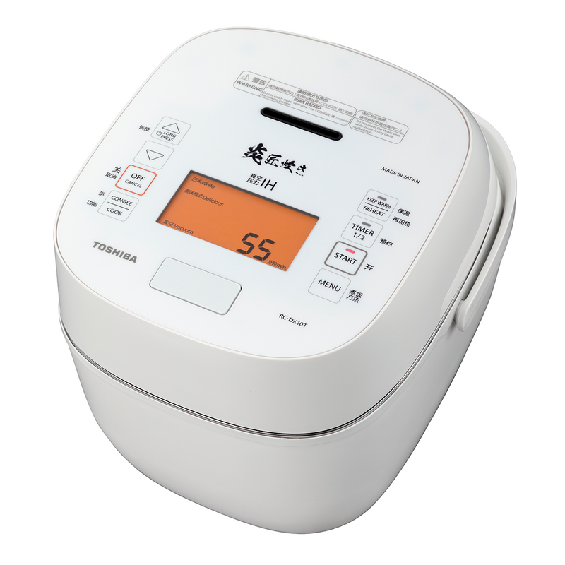 TOSHIBA RC-DX10T 1.0L IH Vacuum & Pressure Rice Cooker