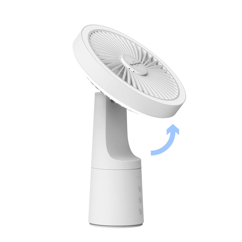 SMARTECH SF-8788 “Smart Fan” Cordless Desktop Luminous Oscillating Fan