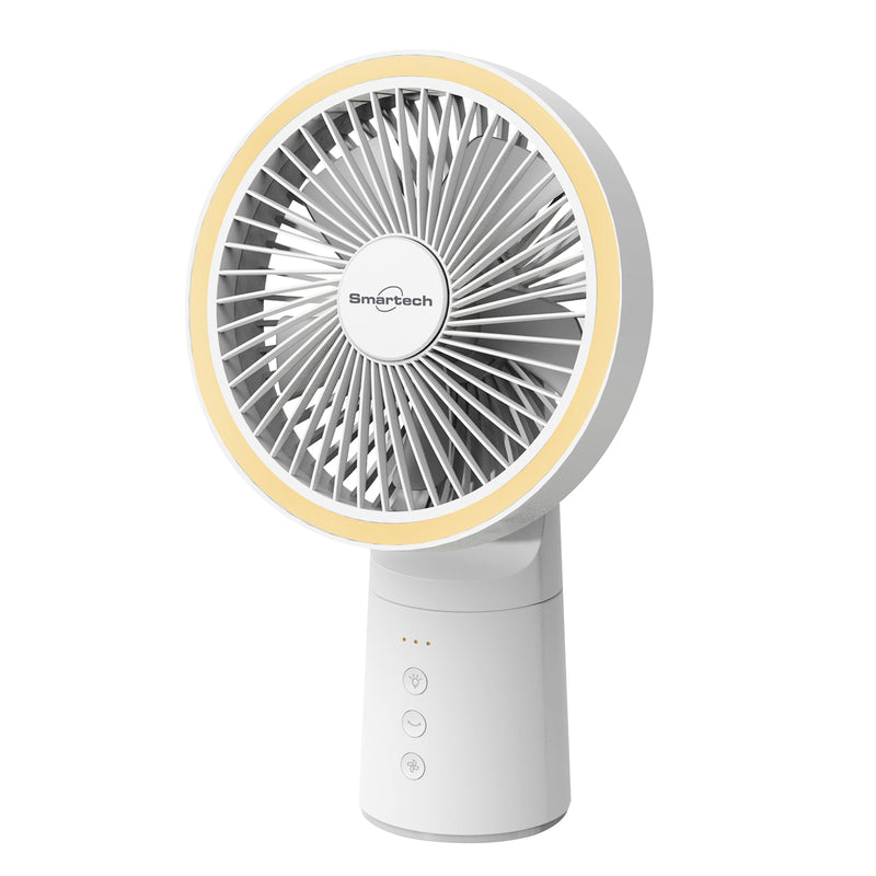 SMARTECH SF-8788 “Smart Fan” Cordless Desktop Luminous Oscillating Fan