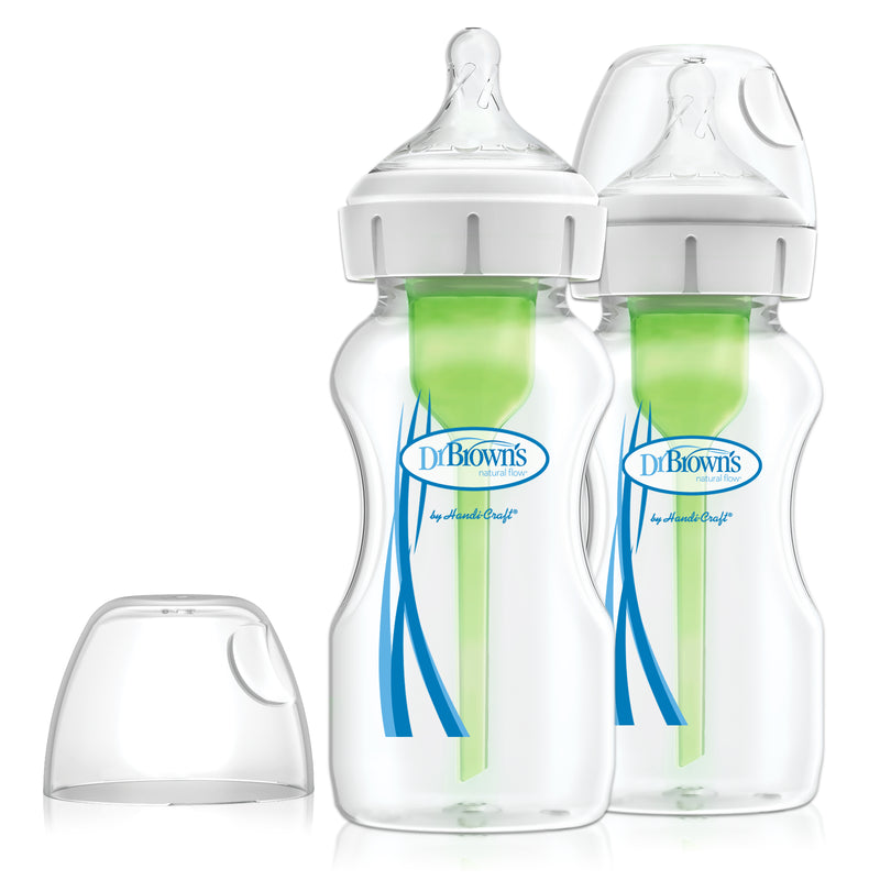 Dr. Brown's Options+ Anti-Colic Bottle w/ Breast-Like Nipple - PP 9oz 2's