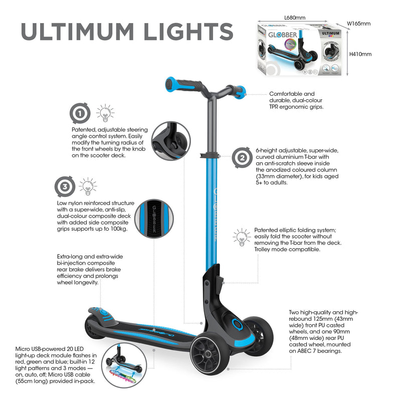 Globber ULTIMUM LIGHTS Scooter