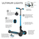Globber ULTIMUM 發光踏板摺疊滑板車