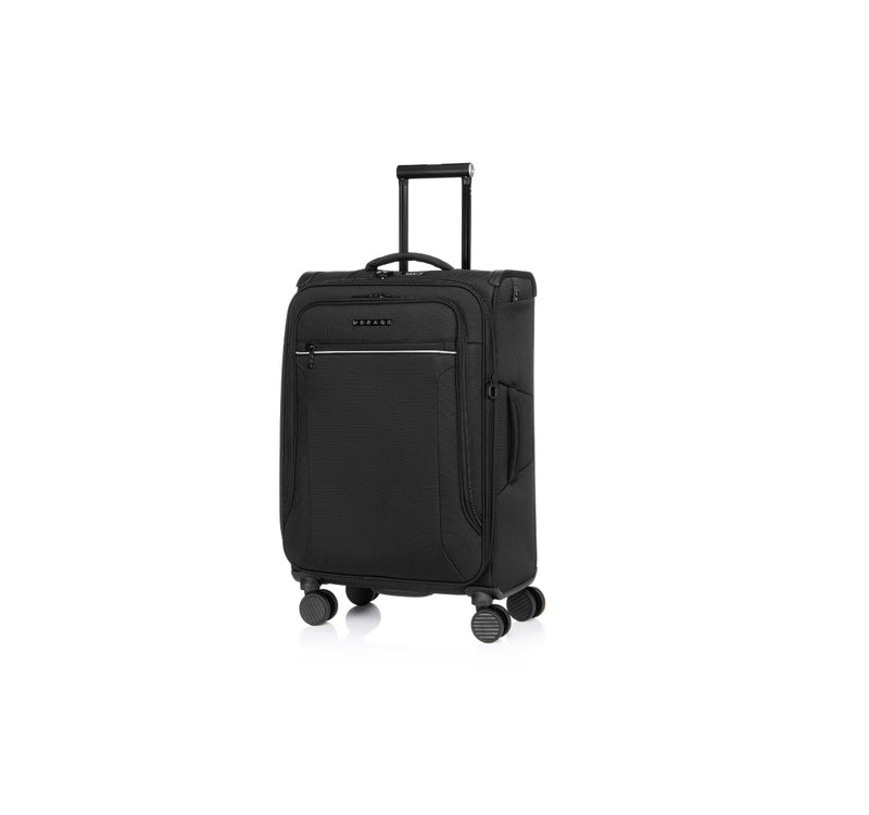 VERAGE 21002 Softside Expandable Suitcase with LED Flashlight