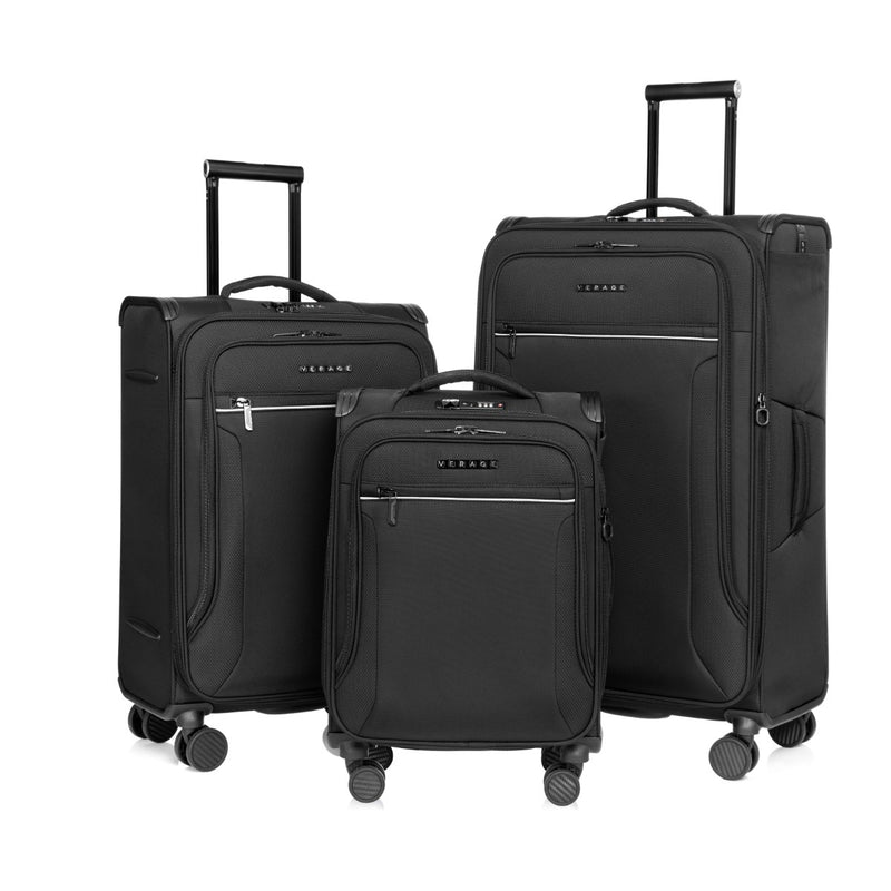 VERAGE 21002 Softside Expandable Suitcase with LED Flashlight